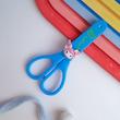قیچی غلاف دار کرومی آبی
