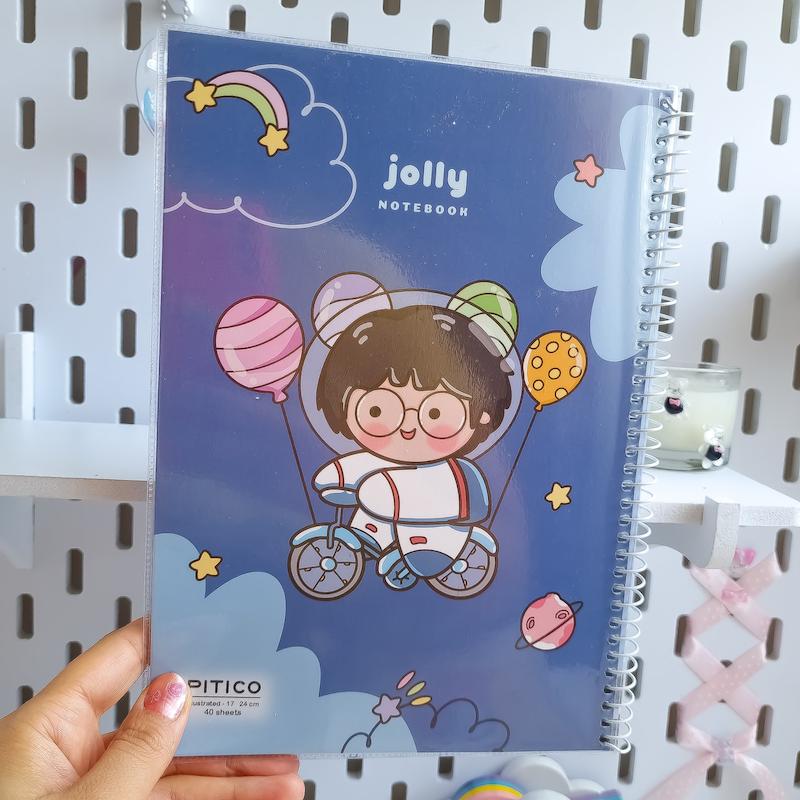دفتر حاشیه دار-۴۰برگ jolly- طرح پسر