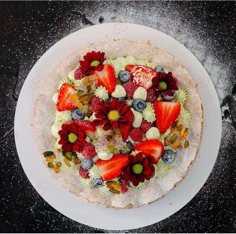 دکوآز پسته، کره‌ی پسته، گاناش مونته پسته