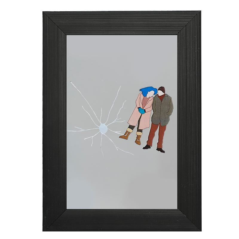 آینه مستطیل طرح درخشش ابدی