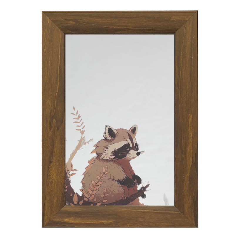 آینه مستطیل طرح راکون