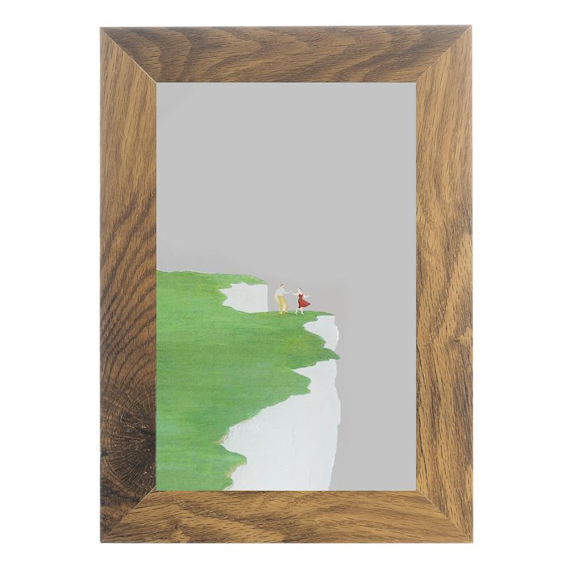 آینه مستطیل طرح رقص روی سخره