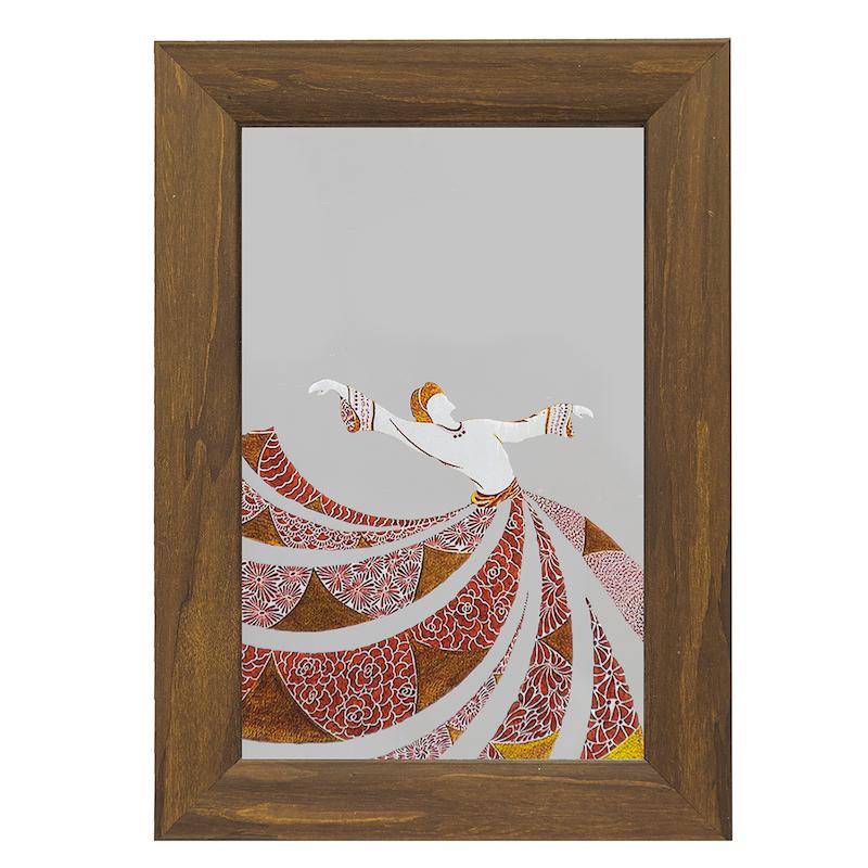 آینه مستطیل طرح رقص سماع