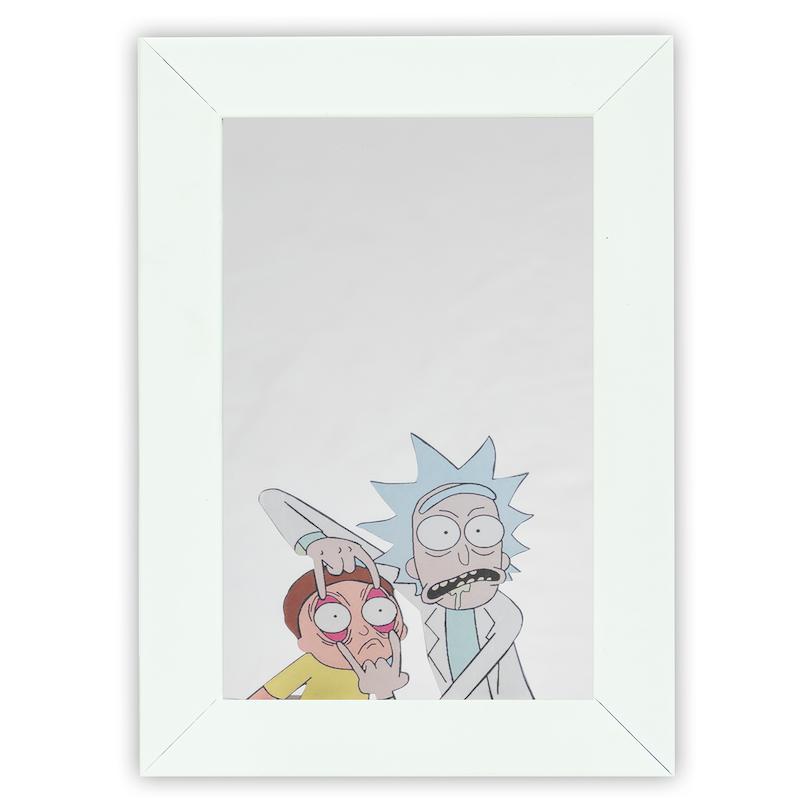 آینه مستطیل طرح ریک اند مورتی