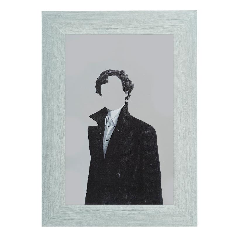 آینه مستطیل طرح شرلوک هلمز