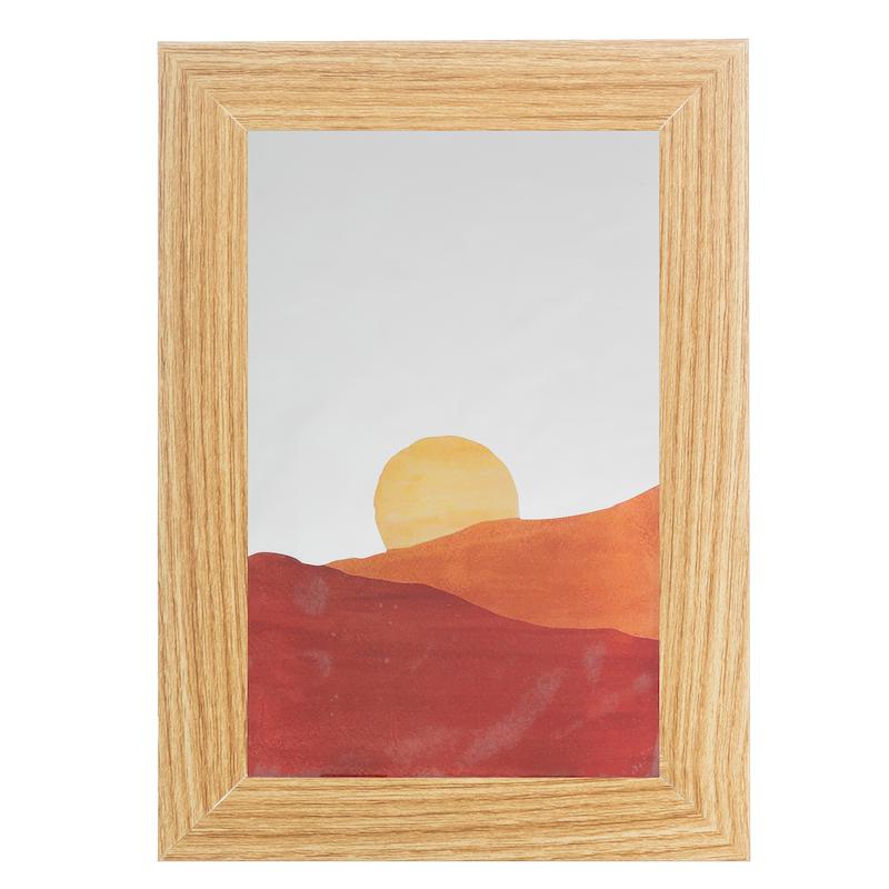 آینه مستطیل طرح غروب