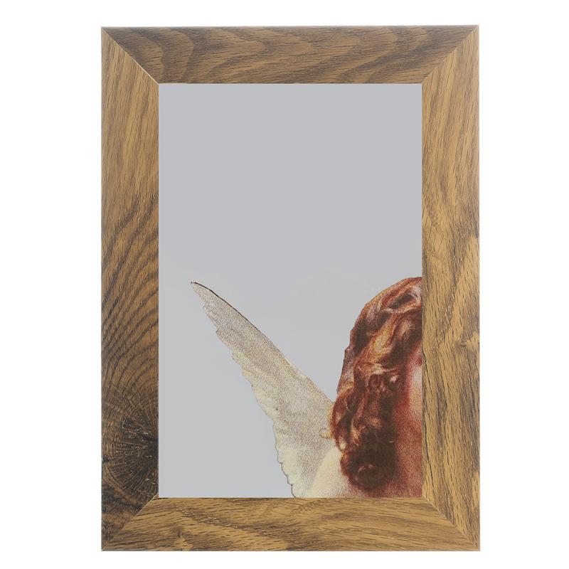 آینه مستطیل طرح نیمه فرشته