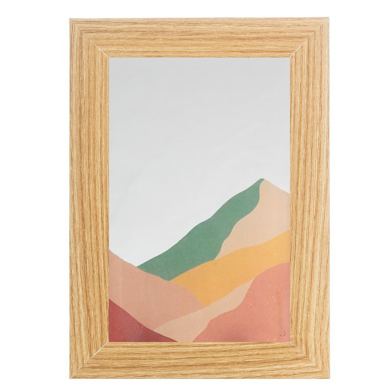 آینه مستطیل طرح کوه ها