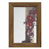 آینه مستطیل طرح گل ستونی