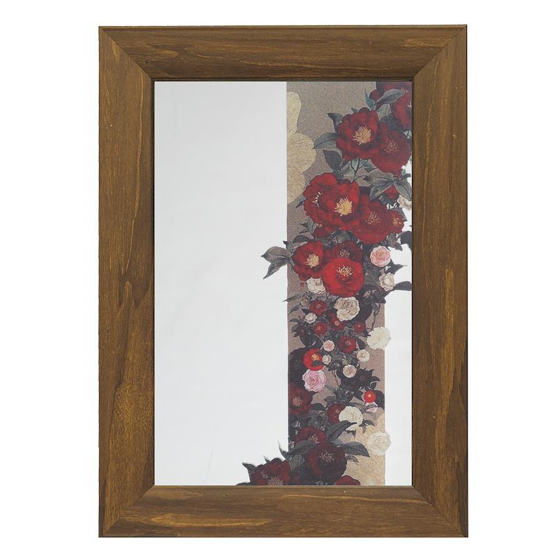 آینه مستطیل طرح گل ستونی