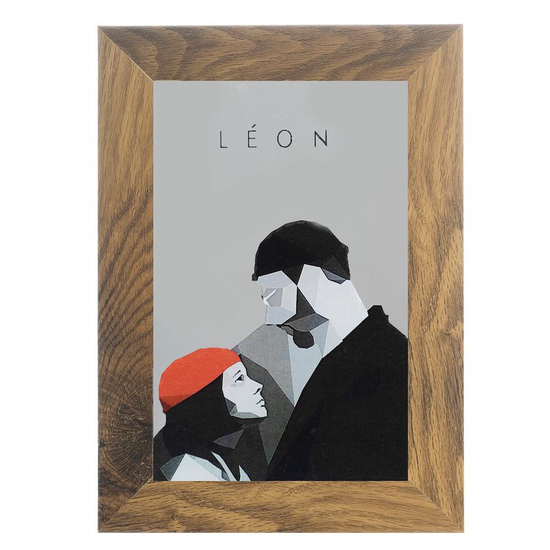 آینه مستطیل طرح لئون