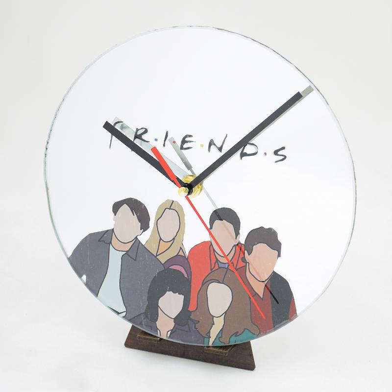 آینه ساعت طرح فرندز
