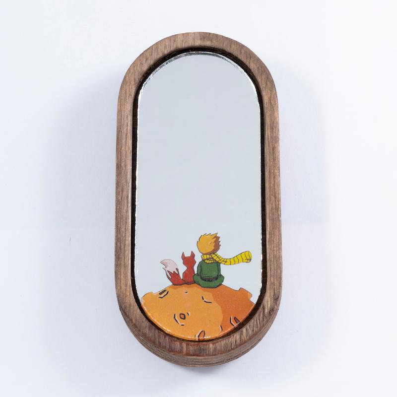 آینه همراه طرح شازده کوچولو