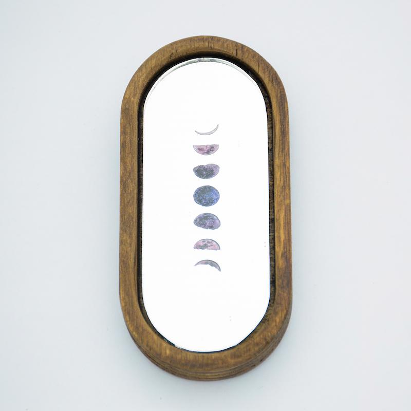 آینه همراه طرح ماه