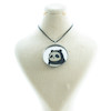 گردنبند آینه ای طرح پاندا