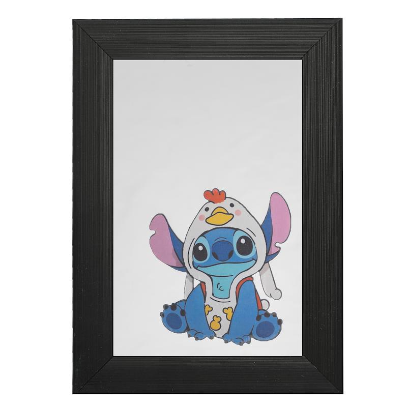 آینه مستطیل طرح استیچ کلاه دار