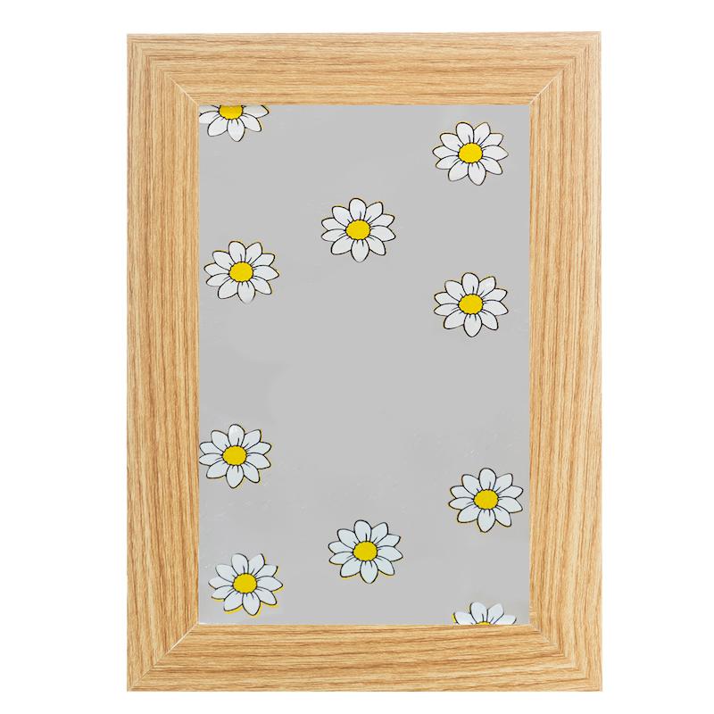 آینه مستطیل طرح بابونه