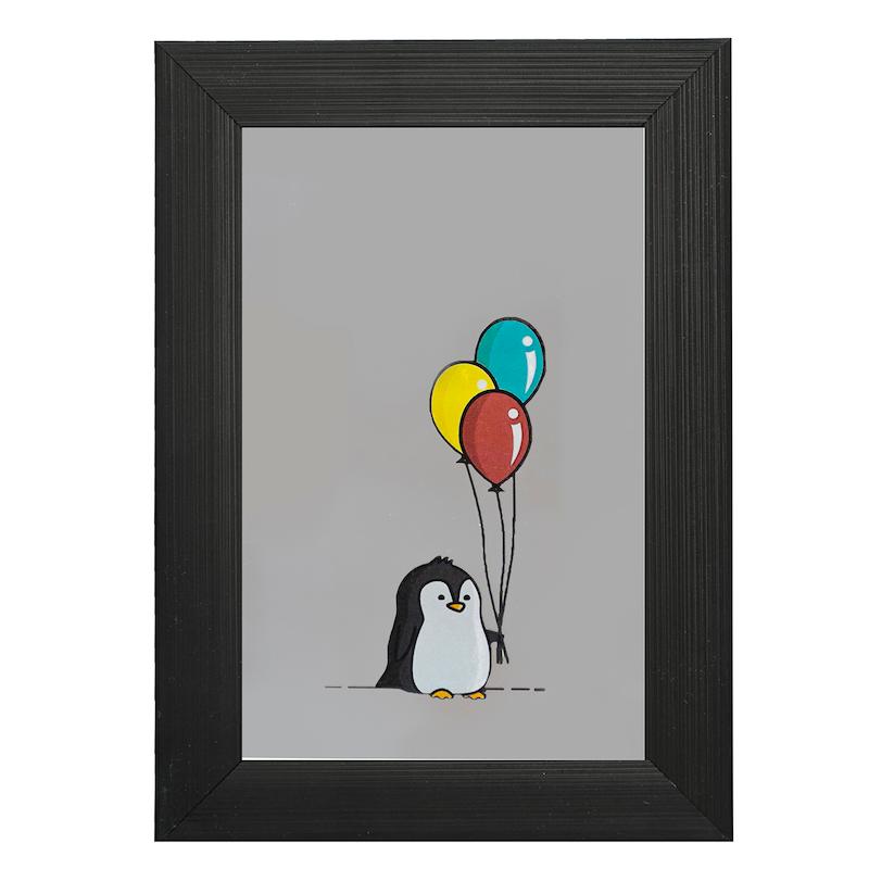 آینه مستطیل طرح پنگوئن