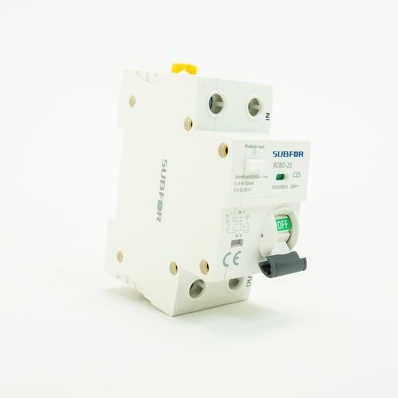 محافظ جان و ولتاژ ترکیبی 25A(RCBO)