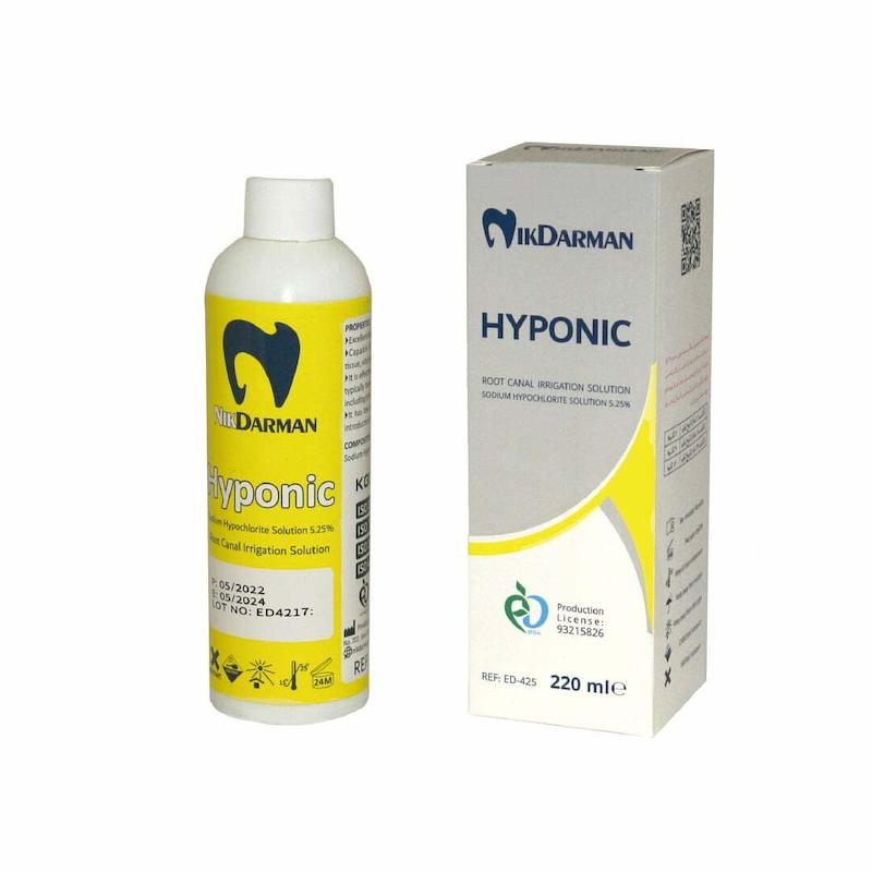 محلول هیپوکلریت سدیم NikDarman | ™Hyponic 5.25%