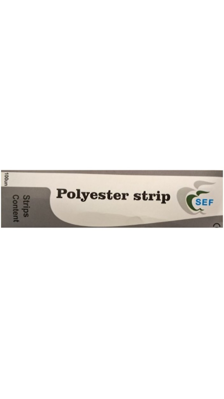 نوار سلولوئیدی SEF | SEF Dental – Transparent Polyester Strip
