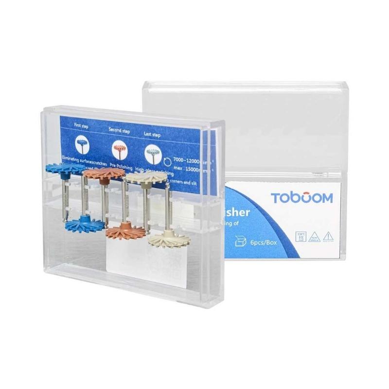 دیسک خورشیدی کامپوزیت 6 عددی | Toboom Rubber Polisher