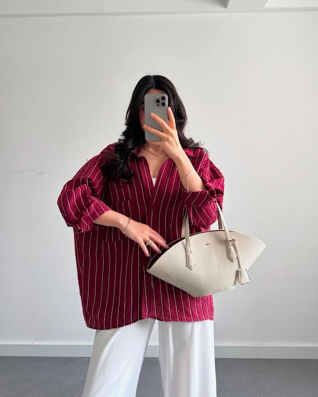 شومیز راه راه 4758
