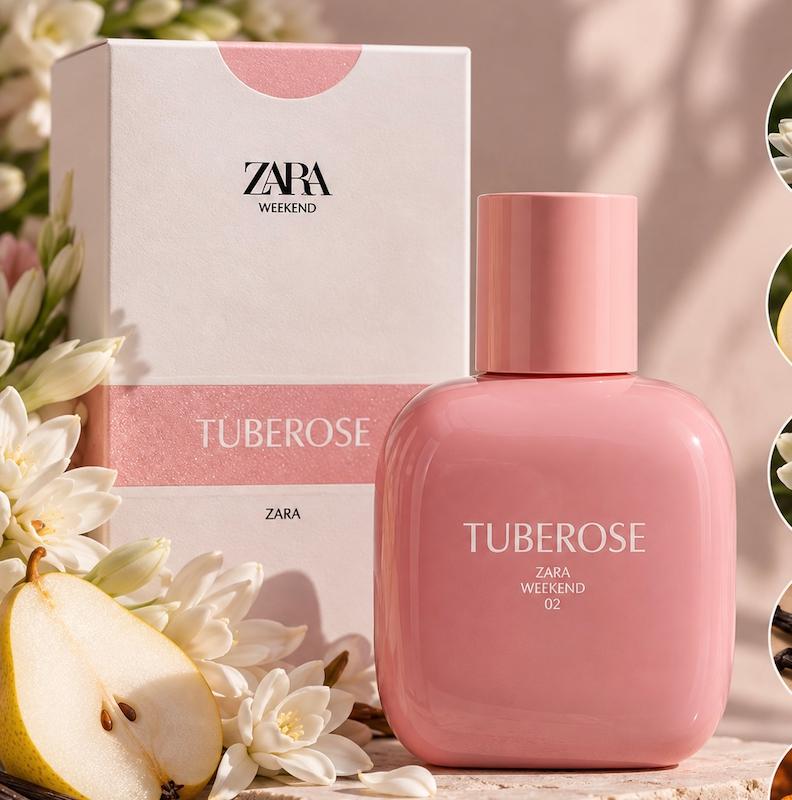 ادکلن زارا Tuberose