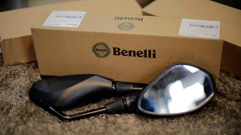 آیینه بنلی 250 تک سیلندر