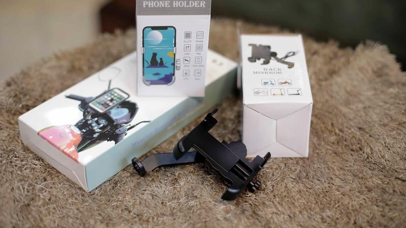 هولدر موبایل فلزی پایه آیینه ای 