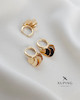 گوشواره حلقه ای پولکی 