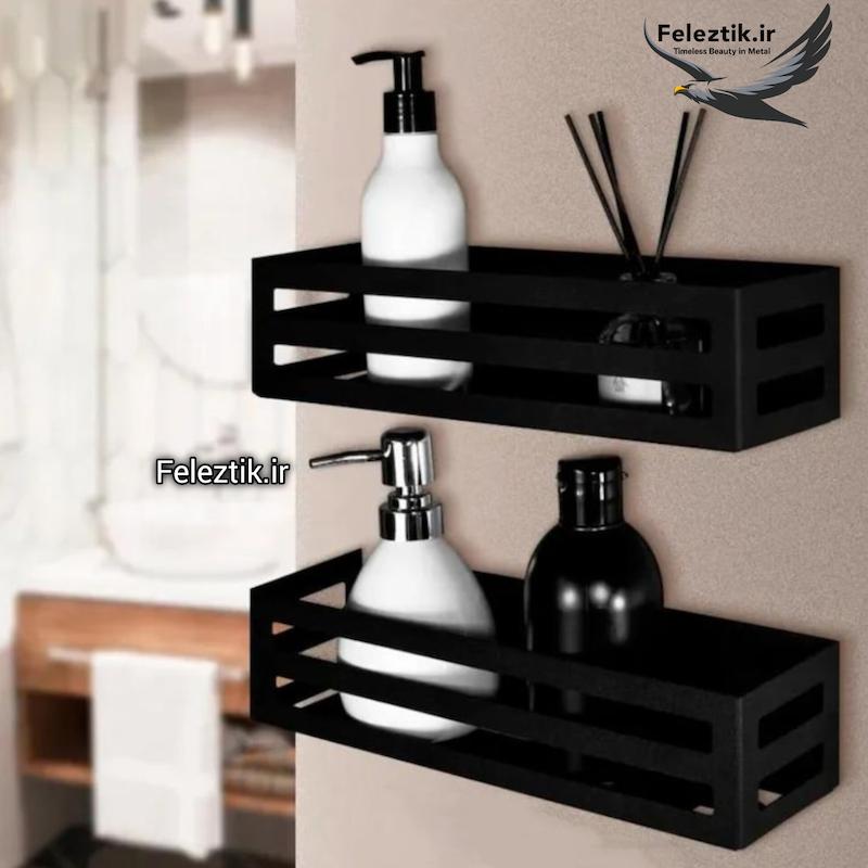 شلف نظم دهنده دو تیکه حمام و سرویس بهداشتی؛ شیک و کاربردی کد 113