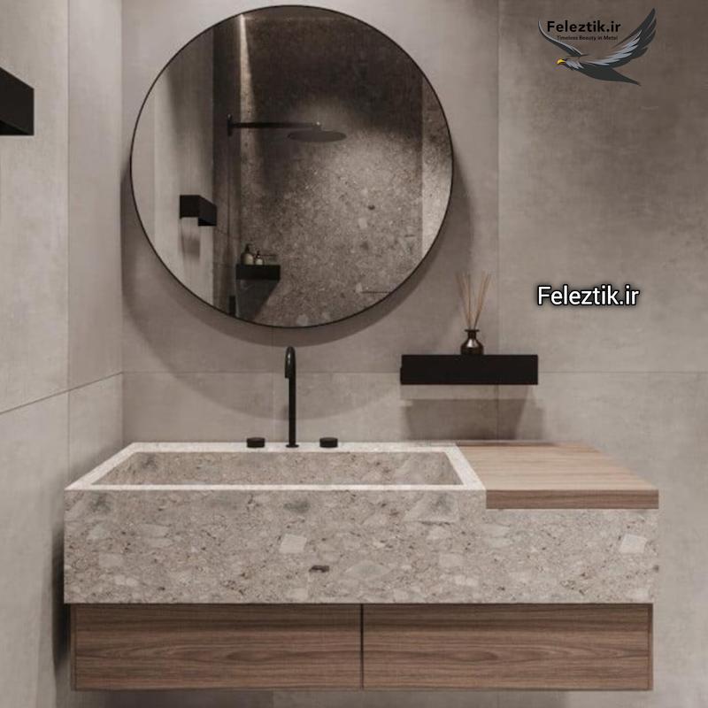 شلف حمام و سرویس بهداشتی شیک و مدرن کد 116