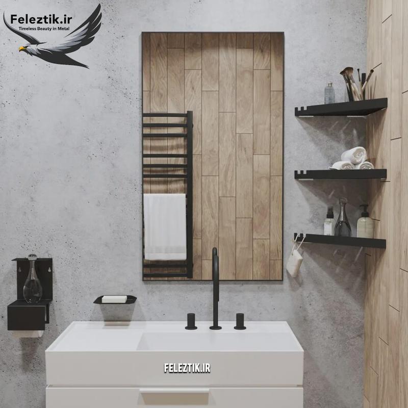 شلف ست حمام و سرویس بهداشتی ۵ پارچه کد 118