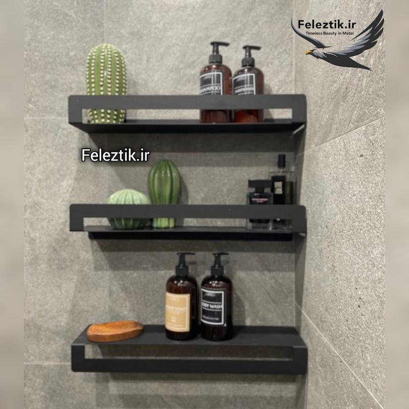 خرید شلف نظم دهنده سه تیکه حمام شیک و کاربردی کد 121