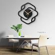 ساعت دکوراتیو فلزی، شیک و لوکس - دیواری کد 208