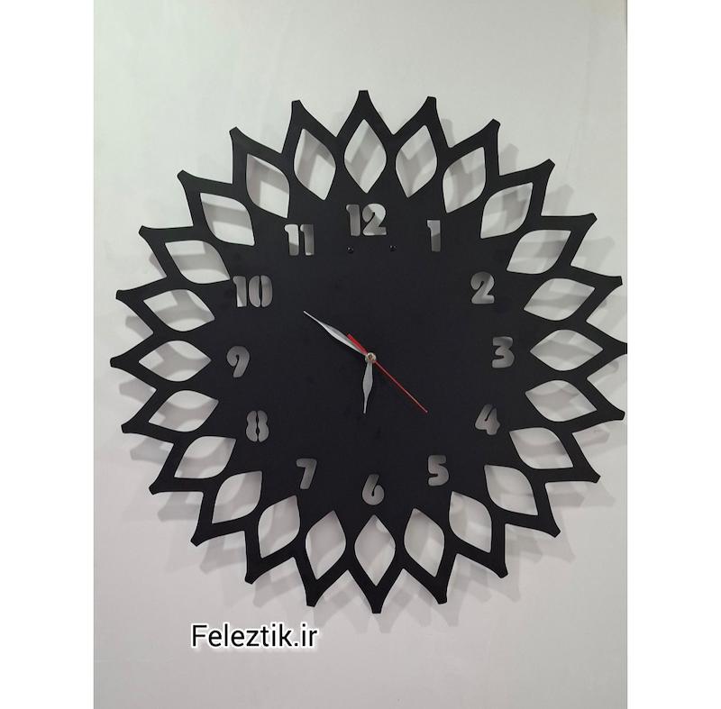 ساعت دکوراتیو فلزی - دیواری کد 212