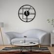 ساعت دیواری دکوراتیو و فلزی، لوکس و مدرن - دیواری کد 218