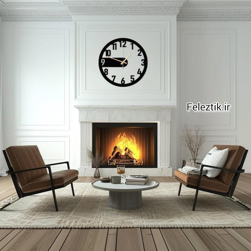 ساعت دیواری فلزی، لوکس مخصوص حرفه ای ها - دیواری کد 220