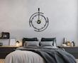 ساعت دکوراتیو فلزی طراحی مینیمال و لوکس - دیواری کد 224