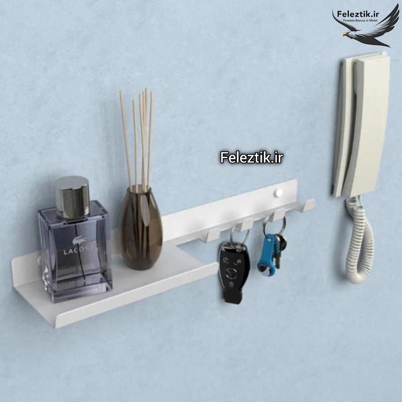 شلف دکوراتیو و مدرن آویز دار کد 101