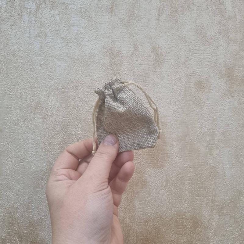 کیسه پارچه ای کنفی خاکی ۷ در ۷ (۱۲تایی)