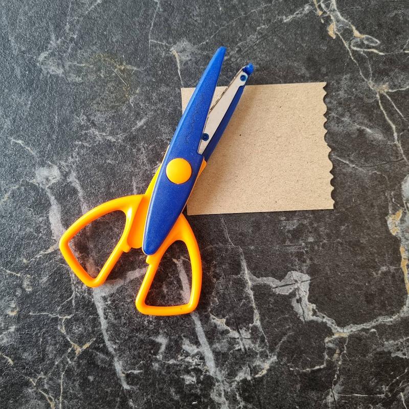 قیچی دالبر آبی نارنجی