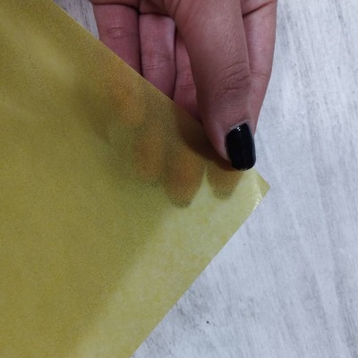 کاغذ پوستی براق زرد (پک 10 تایی)