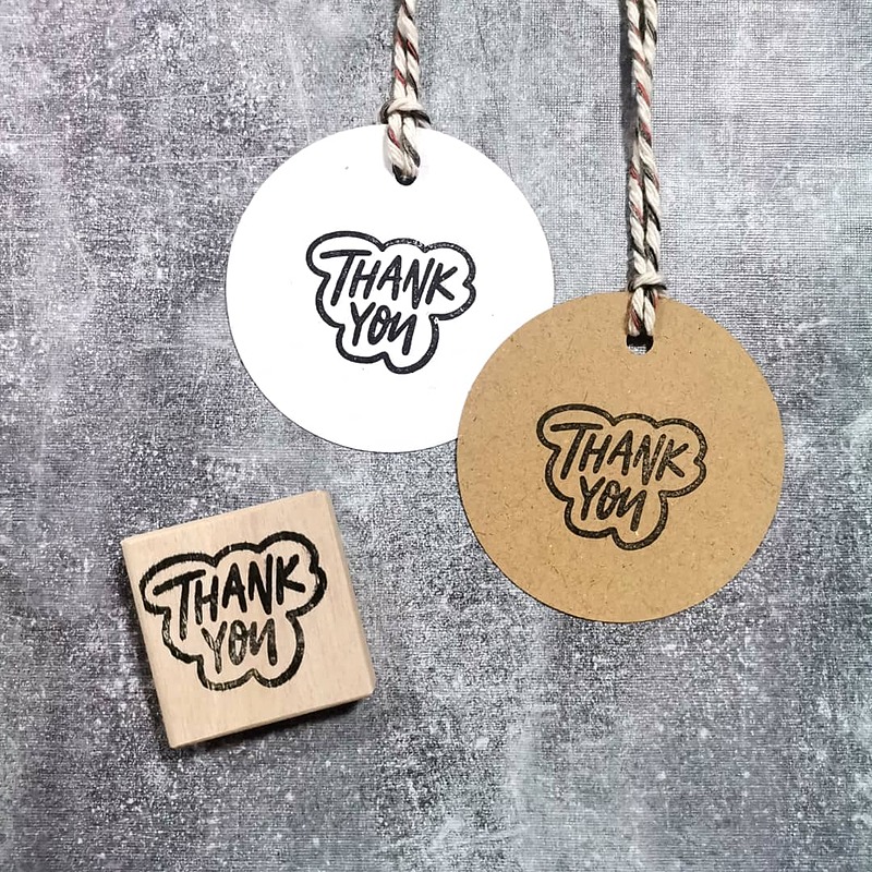 مهر ژلاتینی طرح thank you 
