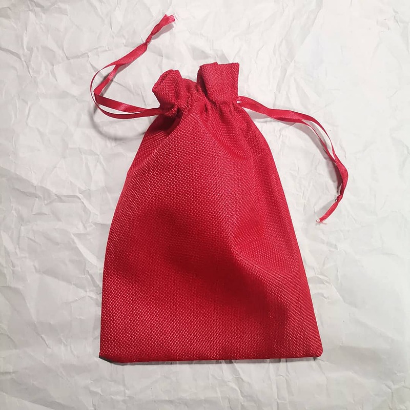 کیسه پارچه ای کنفی قرمز ۱۹ در ۲۶ (تکی )