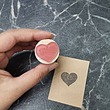 مهر ژلاتینی طرح قلب 