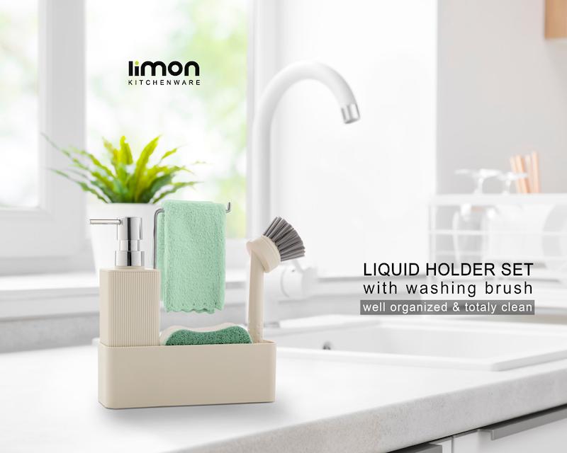 ست جای مایع مربع شیاردار 