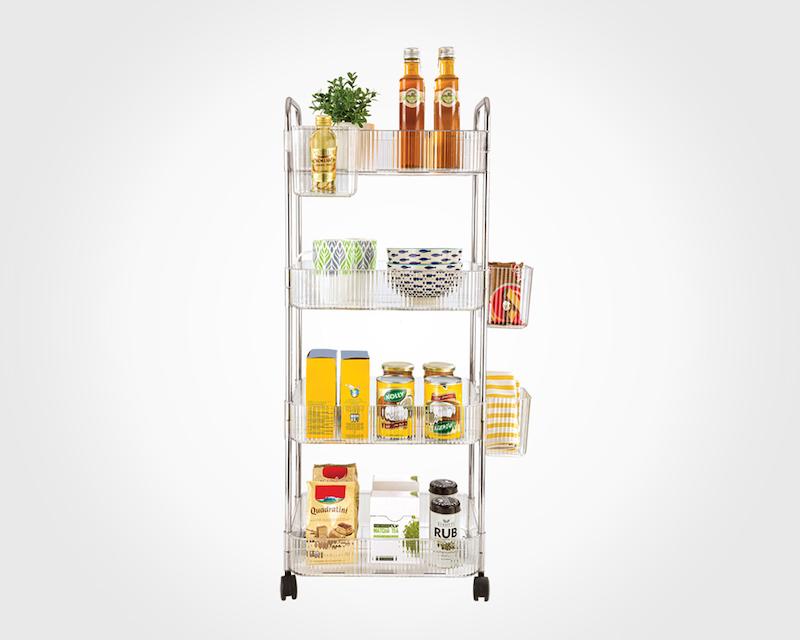 ترولی چهار طبقه کوچک لیمون 