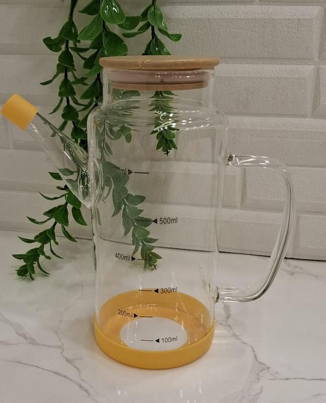 پارچ روغن پیرکس قجری 600 میل 